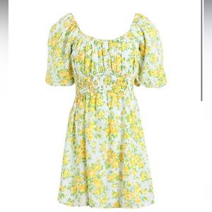 Faithfull the Brand Axel Floral Mini Dress, M